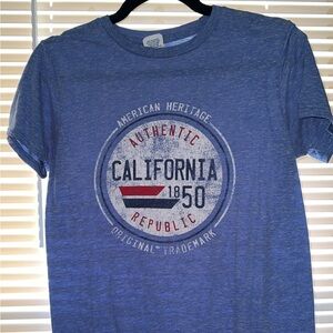 Blue California Graphic T-Shirt